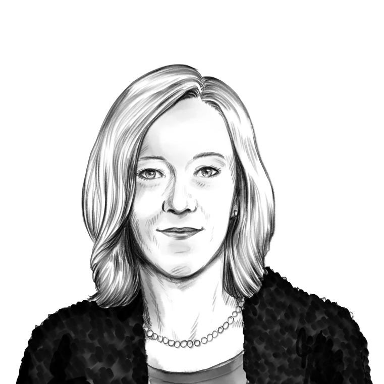 Portraitzeichnung von Dr. Sabine Sydow