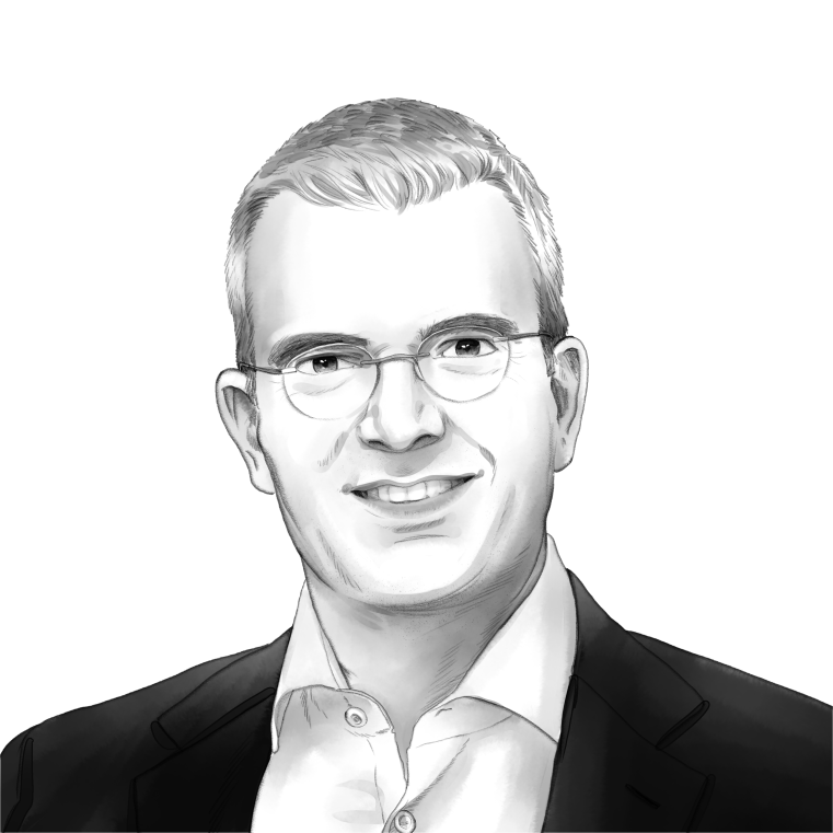 gezeichnetes Portrait von Michael Tagscherer